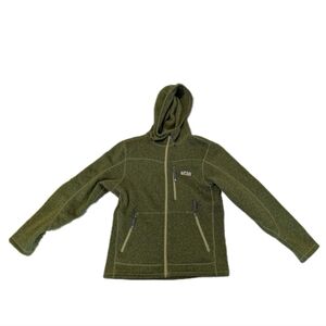 Stio Green Wilcox Fleece Hoodie Full Zip Hooded Jacket Style 200048 Men’s M